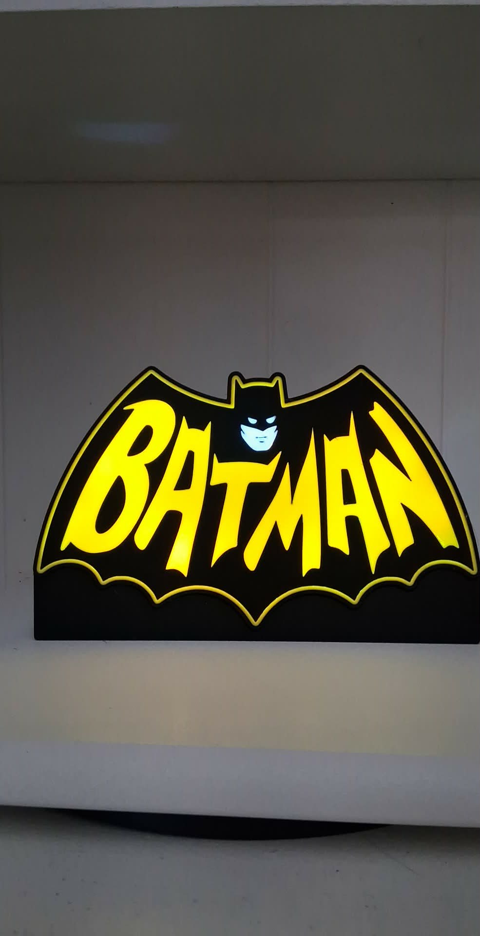 Batman Bat Wing LED light box – custom 3D printed – Lit Layer Creations